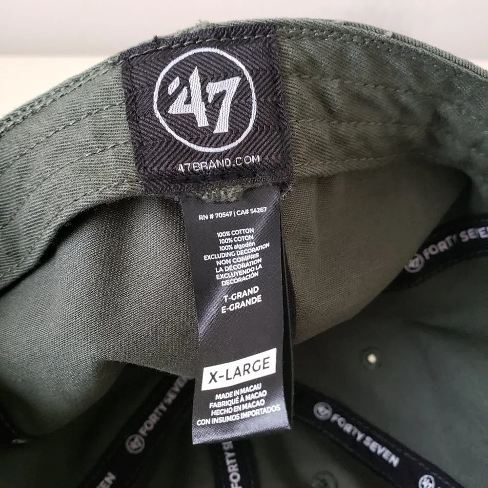 Operation Hat Trick OHT ‘47 Fitted Size XL Hat Cap USA Flag Military Green NWT - Picture 11 of 11